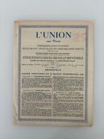 Vintage Document Verzekering Brandpolis Union Parijs 1958, Ophalen of Verzenden, Zo goed als nieuw, Overige typen