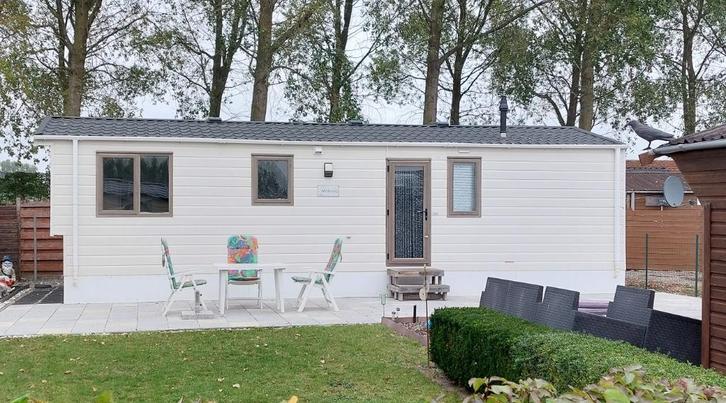 Chalet /Stacaravan Monvisio 6 personen Nieuwe st, Caravans en Kamperen, Stacaravans, tot en met 6, Ophalen of Verzenden