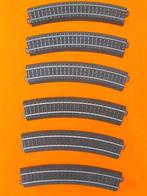 Voies Märklin C - Lot de 6 x rail 24130 - 1/2 cercle, Enlèvement ou Envoi, Courant alternatif, Rails, Comme neuf