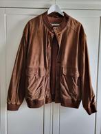 Vintage suède jas bruin (echt leer), Kleding | Dames, Jassen | Zomer, Ophalen, Zo goed als nieuw, Maat 38/40 (M), Bruin