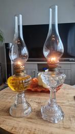 Antieke glazen olielampen, Antiek en Kunst, Ophalen