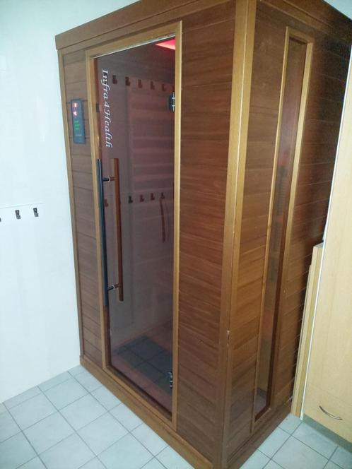 Infra 4 Health infrarood sauna i120 – 2 persoons TE KOOP, Sport en Fitness, Sauna, Zo goed als nieuw, Complete sauna, Infrarood