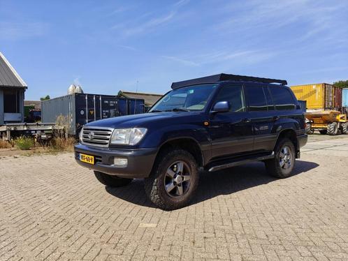Toyota Landcruiser HDJ100 2005 Blauw, Auto's, Toyota, Particulier, Landcruiser, 4x4, Achteruitrijcamera, Airbags, Airconditioning