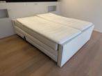 Bed 2-persoons  elektrisch, Ophalen, Overige materialen, Beige, Tweepersoons