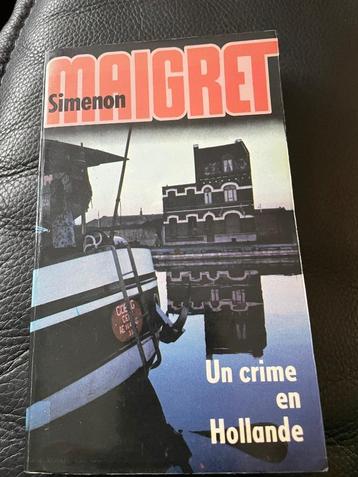 Un crime en Hollande, Simenon, Maigret, Franstalig beschikbaar voor biedingen