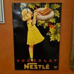 Reclamebord Chocolat Nestlé, Verzamelen, Merken en Reclamevoorwerpen, Ophalen of Verzenden, Reclamebord