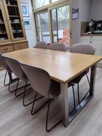 Tafel, Huis en Inrichting, Tafels | Eettafels, Ophalen, Gebruikt, 50 tot 100 cm, Vijf personen of meer