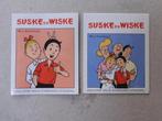 2 stickers - Suske en Wiske - Standaard - Willy Vandersteen, Envoi, Bob et Bobette, Comme neuf, Image, Affiche ou Autocollant