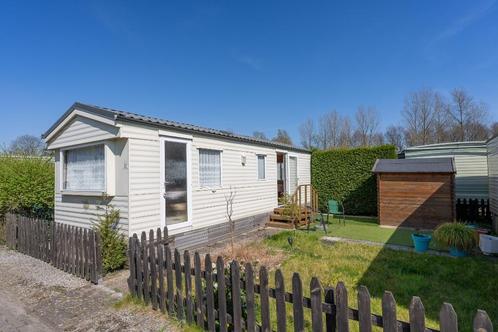 Stacaravan te koop Camping De Klokkenberg in Werchter, Caravans en Kamperen, Stacaravans, tot en met 2, Ophalen of Verzenden
