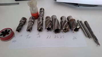 Kernboren 9st Metaal diverse Diameters D29x beschikbaar voor biedingen