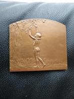 Oude bronzen medaille, Ophalen of Verzenden, Brons