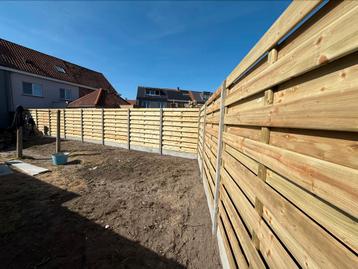 tuinomheining promotie 99€ per lopende meter  beschikbaar voor biedingen