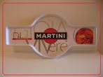 VINTAGE : XL MARTINI Advertising plateau in wit kunststof., Ophalen, Nieuw, Reclamebord