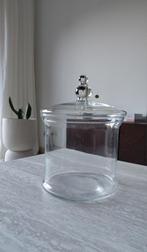 Glazen pot, Huis en Inrichting, Woonaccessoires | Stolpen, Ophalen, Zo goed als nieuw