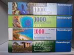 4 mooie Ravensburger puzzels 1000 stuks, Enlèvement, 500 à 1500 pièces, Comme neuf, Puzzle