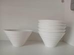 Set van 6 witte kommen, Ophalen, Nieuw, Effen, Kom(men)