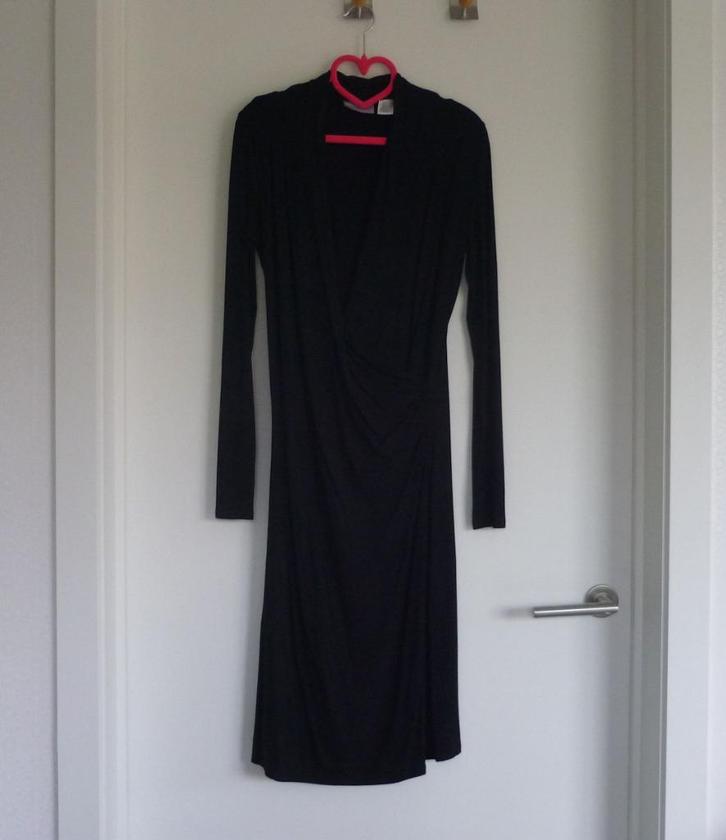 Zwarte lange soepele jurk kleed lange mouwen Laura Clement, Vêtements | Femmes, Robes, Taille 36 (S), Enlèvement ou Envoi