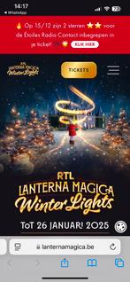 Laterna Magica + Royal Menu + parkingticket 21/12/24, Tickets en Kaartjes, Evenementen en Festivals, Twee personen