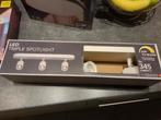 1x verlichting met 3 spots, Ophalen of Verzenden, Led