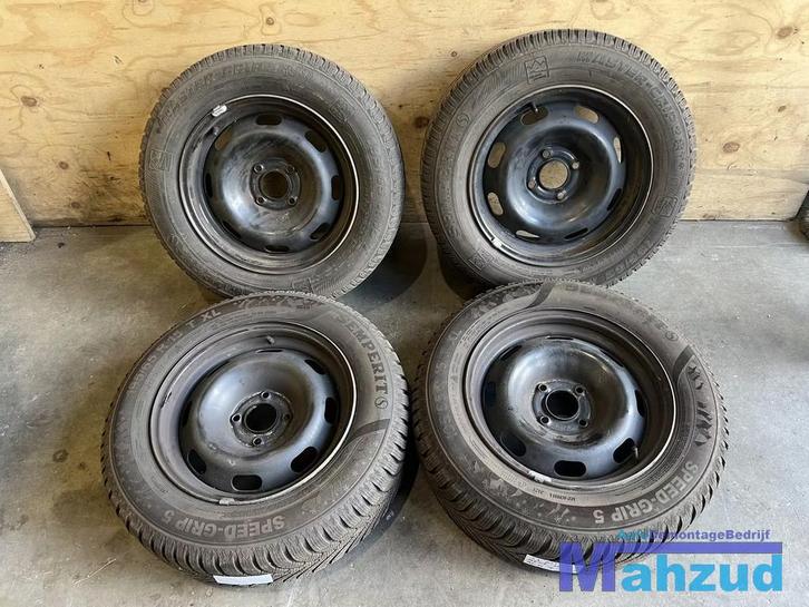 CITROEN PEUGEOT FIAT DS OPEL 4X108 65.1 15 INCH Velgen, Auto-onderdelen, Banden en Velgen, Band(en), Gebruikt