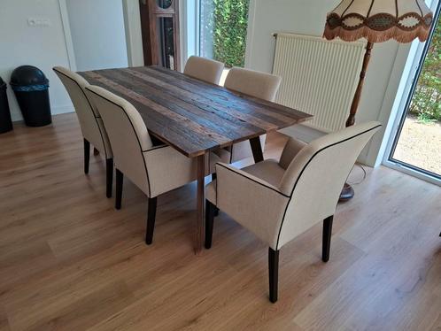 Eetkamerstoelen merk Diez 4 tot 6 stuks, Huis en Inrichting, Stoelen, Zo goed als nieuw, Stof, Ophalen