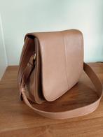 Mooie lederen handtas van crinkels als nieuw, Bijoux, Sacs & Beauté, Sacs | Sacs Femme, Enlèvement ou Envoi, Comme neuf, Sac à main