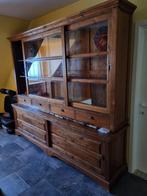 Zware vitrinekast, Huis en Inrichting, Kasten | Vitrinekasten, Ophalen, 200 cm of meer, Zo goed als nieuw, 200 cm of meer