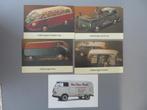 5 postkaarten Volkswagen bus pick - up ..., Verzamelen, Ophalen of Verzenden, Ongelopen, Voertuig