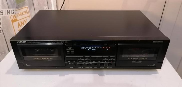 Dubbel cassettedeck Denon DRW-830, Audio, Tv en Foto, Cassettedecks, Dubbel, Denon, Auto-reverse, Tape counter, Ophalen of Verzenden