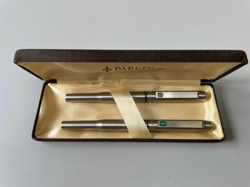 Parker 25 groen set vulpen & rollerball beschikbaar voor biedingen