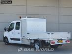 Renault Master 145PK Open Laadbak Dubbellucht 3,5t Trekhaak, Auto's, Stof, Gebruikt, 4 cilinders, Wit