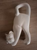 Witte decoratieve kat, Ophalen of Verzenden, Zo goed als nieuw