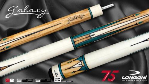 AKTIE: Longoni Galaxy Maple VP2 2xS30 OP VOORRAAD!!!, Sports & Fitness, Billards & Billards américains, Neuf, Queue ou Boules