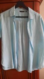 Massimo Dutti linnen vestje , bloes, jasje lichtblauw, 42-44, Taille 42/44 (L), Comme neuf, Bleu, Manteau