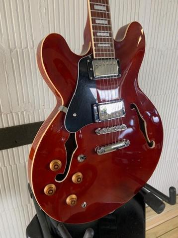 Gaucher vintage VSA500, Musique & Instruments, Instruments à corde | Guitares | Électriques, Enlèvement, Neuf, Hollow body, Autres marques