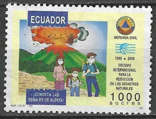 Ecuador 1995 - Yvert 1330 - Natuurrampen - Vulkaan (ST), Timbres & Monnaies, Timbres | Amérique, Affranchi, Envoi