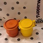 Tupperware 2 vintage mokken /drinkbekers met deksel Nieuw, Huis en Inrichting, Keuken | Tupperware, Ophalen of Verzenden, Nieuw