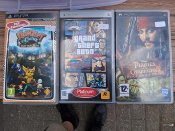 PSP Games (Prijs in omschrijving) beschikbaar voor biedingen