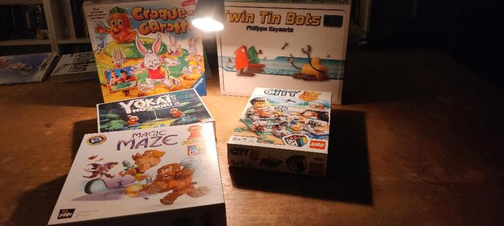 5 jeux de société, Hobby en Vrije tijd, Gezelschapsspellen | Bordspellen, Zo goed als nieuw, Ophalen