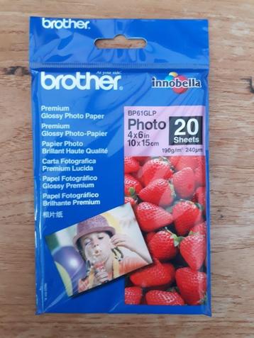 Fotopapier brother 20 sheets beschikbaar voor biedingen