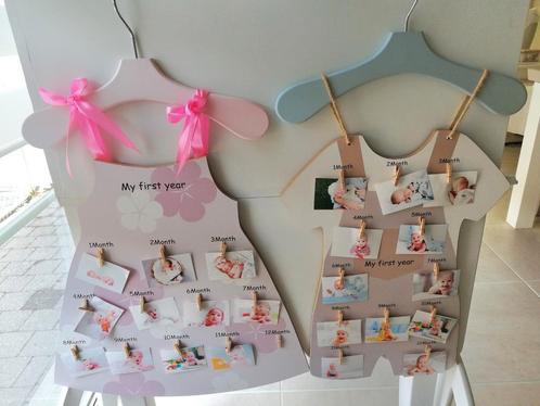 2 nieuwe houten kleding 'my first year'12€ stuk
Om foto's aa, Kinderen en Baby's, Kraamcadeaus en Geboorteborden, Nieuw, Ophalen