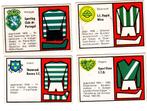 4 Chromos 1970 Football, Envoi, Comme neuf, Affiche, Image ou Autocollant