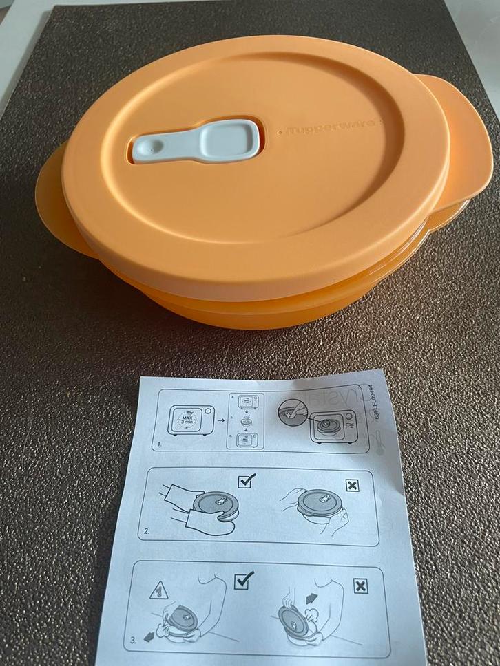Crystal wave tupperware, Huis en Inrichting, Keuken | Tupperware, Nieuw, Bak of Kom, Oranje, Ophalen of Verzenden