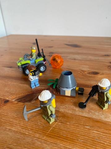 Lego City vulkaan ‘starter set’ (set 60120), Enlèvement, Comme neuf, Ensemble complet, Lego