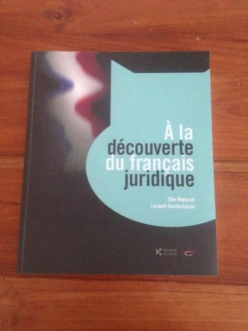 A la découverte du français juridique, Boeken, Studieboeken en Cursussen, Nieuw, Ophalen of Verzenden