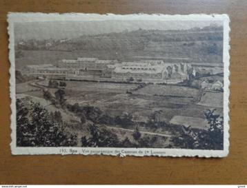Postkaart Spa, Casernes du 1er Lanciers / 1938 beschikbaar voor biedingen