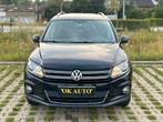 Vw Tiguan 1.4 TSI 122Cv GPS-garantie 12 maanden, Auto's, Euro 5, 4 cilinders, Alcantara, Zwart