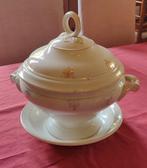 Oude soepterinne met onderbord, Antiek en Kunst, Ophalen of Verzenden