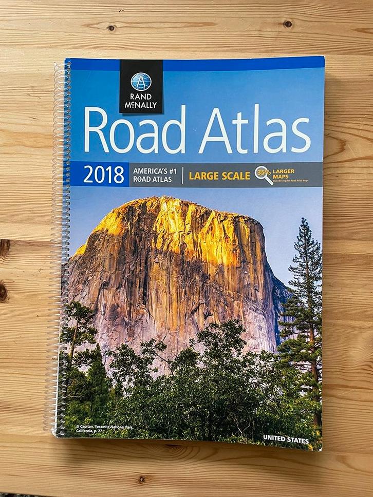 Te koop Road Atlas 2018 van Rand McNally, Livres, Guides touristiques, Comme neuf, Autres types, Amérique du Nord, Enlèvement ou Envoi