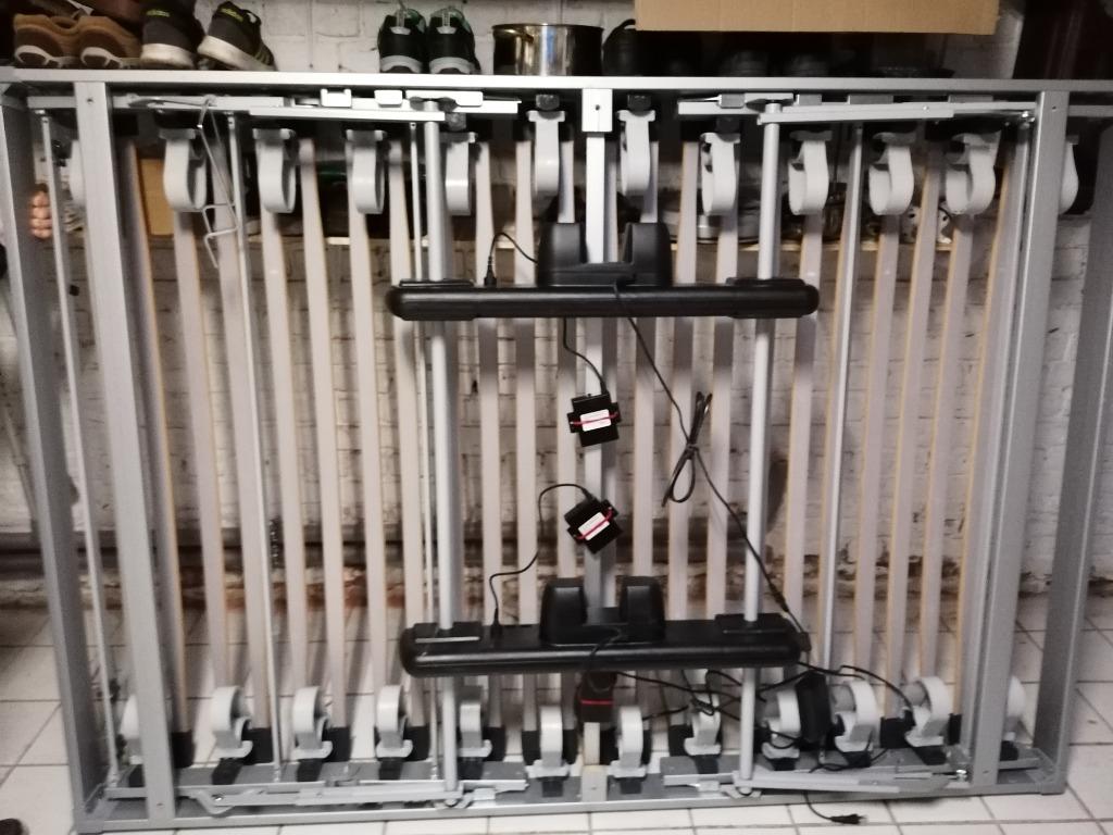 Electrische lattenbodem, Ophalen, Zo goed als nieuw, Tweepersoons, Bedbodem